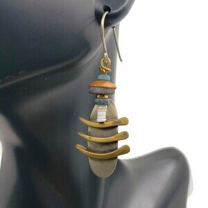 Whitney Aegean Cairns Collection Copper Nickel Silver Brass Hook Earrings